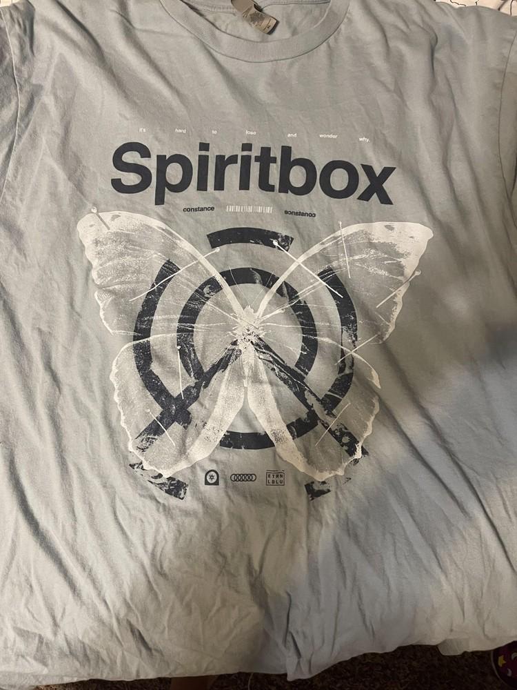 VIntage SPIRITBOX Band Cotton Sand Color Shirt Unisex Concert S to 5XL BO780 Unisex T-Shirt L