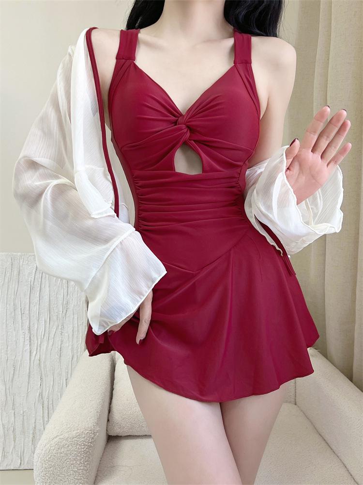 Women's Sensual One-Piece Swimsuit - New Year Style for All Seasons