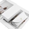 4Pcs/Set White Glasses Case PU Leather Glasses Storage Box Portable Sunglasses Case  Outdoor