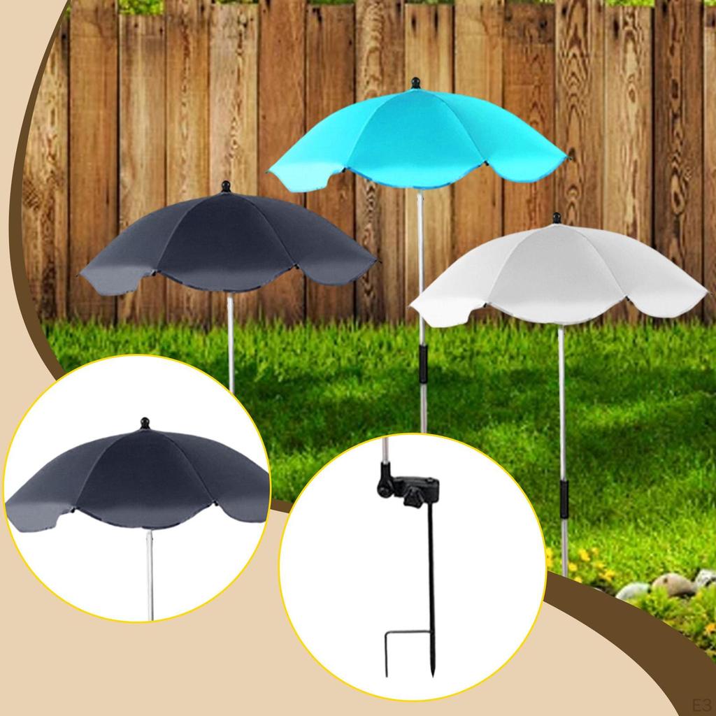 Parasol, Compact And Practical Shade Cover with Ground Stake, Ideal for Gardens, Flower Beds