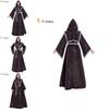Demon Enchanting Womens Cape Dress In Polyester For Halloween And Use Stage