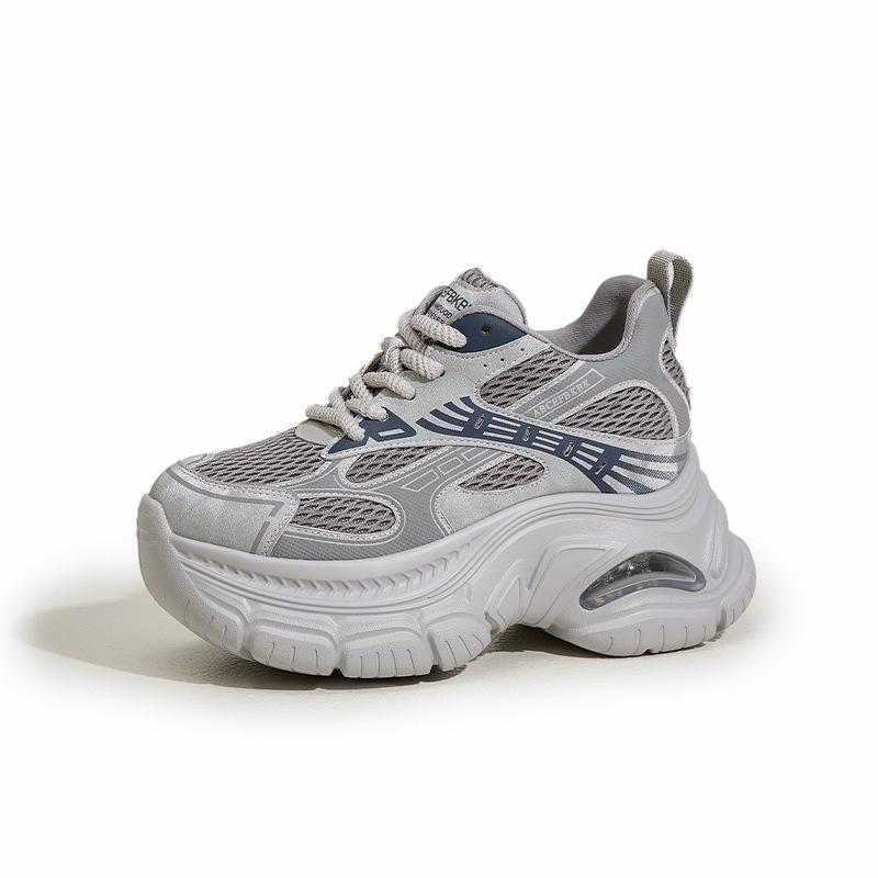 Platform dad shoes women's 2025 autumn and winter new fashion air cushion versatile casual sports shoes inner height increase women's shoes