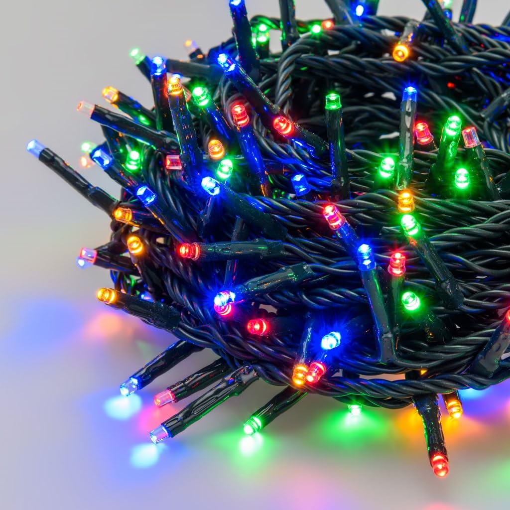 100 LED Christmas 10m PSE 8 Light Memory Controller Perfect for Parties and Events Lights, Long, Rainproof, Certified, Patterns, Built-in Function,