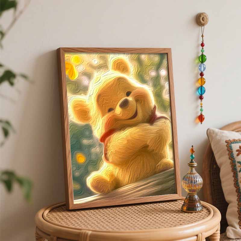 Disney Oil Painting Art Painting Set WinnieThePooh Home Wall Decor Handmade Gift 125 characters