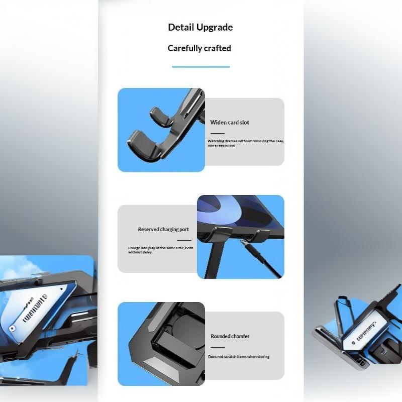 360° Rotatable Tablet Stand Adjustable Foldable Desktop Stand Holder Compatible For 4.7-12 Inch Pro/Air/Min Laptop Tablet