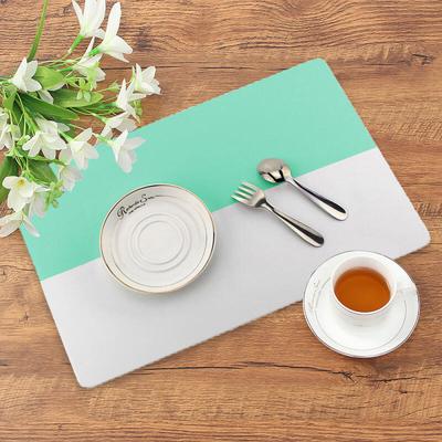 Tapis de table bicolore en silicone (que)
