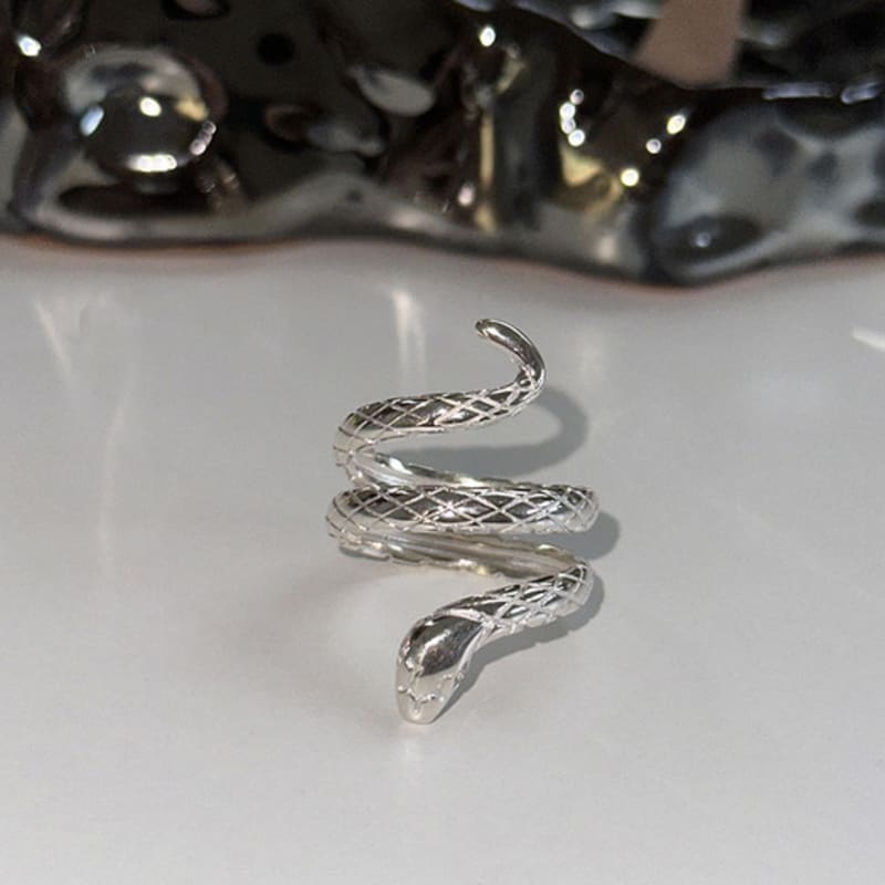 mosxe [925silver] Snake ring