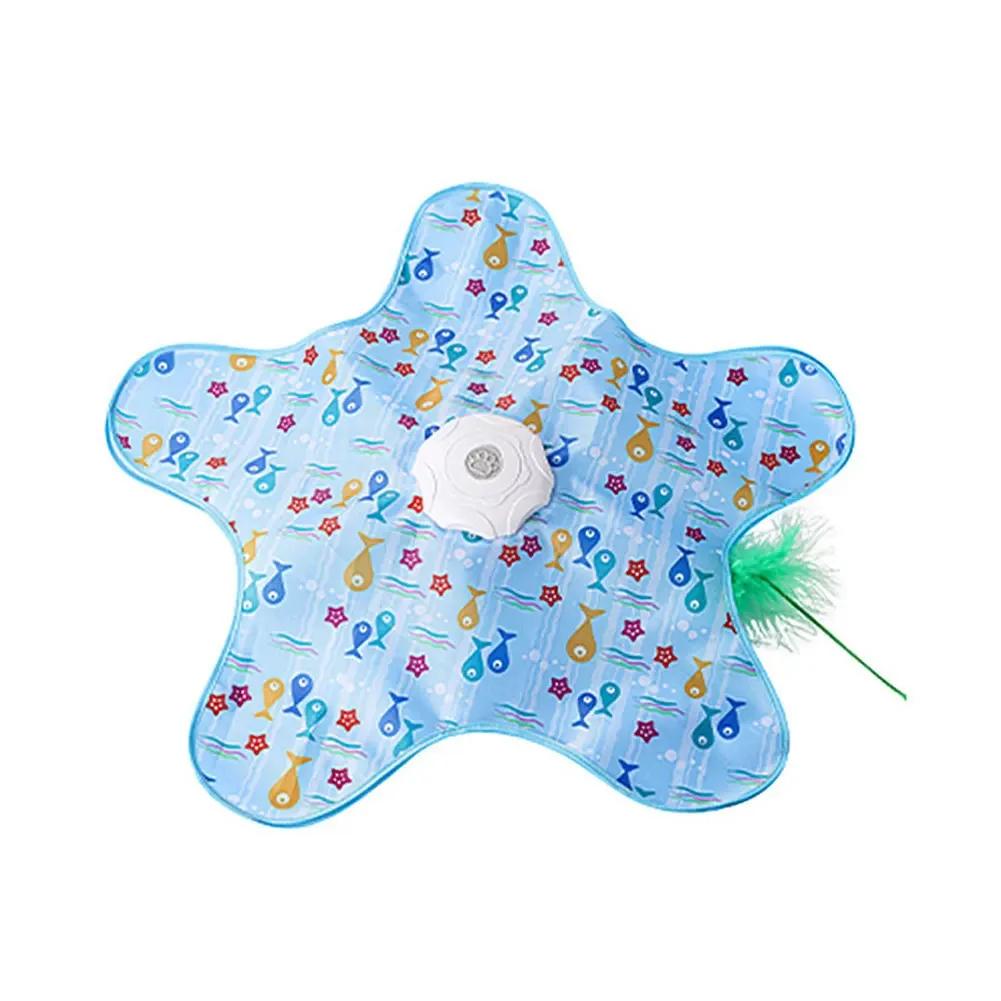 Self Stimulating Cat Pet Toy Automatic Electric Turntable Intelligent Funny Stick Boredom Relief Sports Design