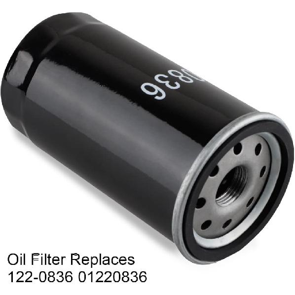 122-0836 Oil Filter 140-3116 Air Filter For Cumm Onan 5500 7000 RV Generators HGJAA HGJAB HGJAC-Oil Change Kit
