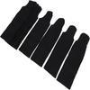 8pcs Lightweight Mane Protectors Black Woven Nylon Mane Bags Braid Ready Mane Covers  Trail Riding