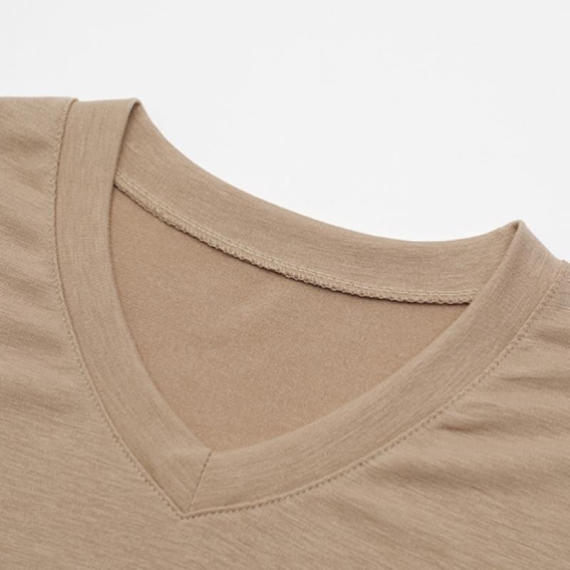 Shop Women V Neck T shirT Grey Dai Wsh 1111