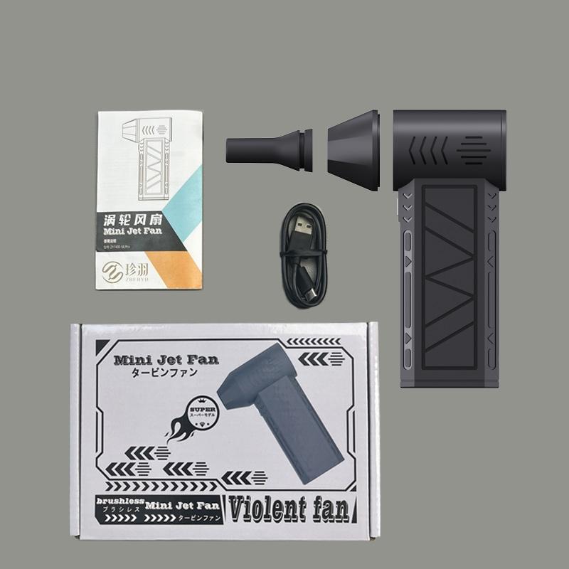 

Новейший мини-турбовентилятор, мощный турбовентилятор, 45 м/с, высокоскоростной канальный вентилятор, бесщеточный двигатель, электрический воздуходув чёрный