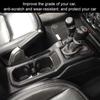 ABS Car Gear Shift Decoration Front Cup Holder Window Switch Cover For Jeep Wrangler JL 2018 Up For JT Gladiator Interior Accessories
