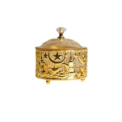 Nova Bandeja de Comida Eid Mubarak Caixa de Armazenamento de Enfeites de Plástico Decoração Islâmica de Ramadan Doce Comida Bandeja Decoração de Ramadã
