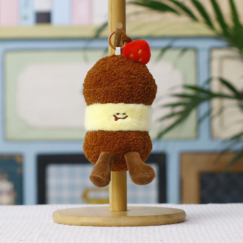 Plush Cake Pendant Cute Soft Toy For Kids And Women Gift