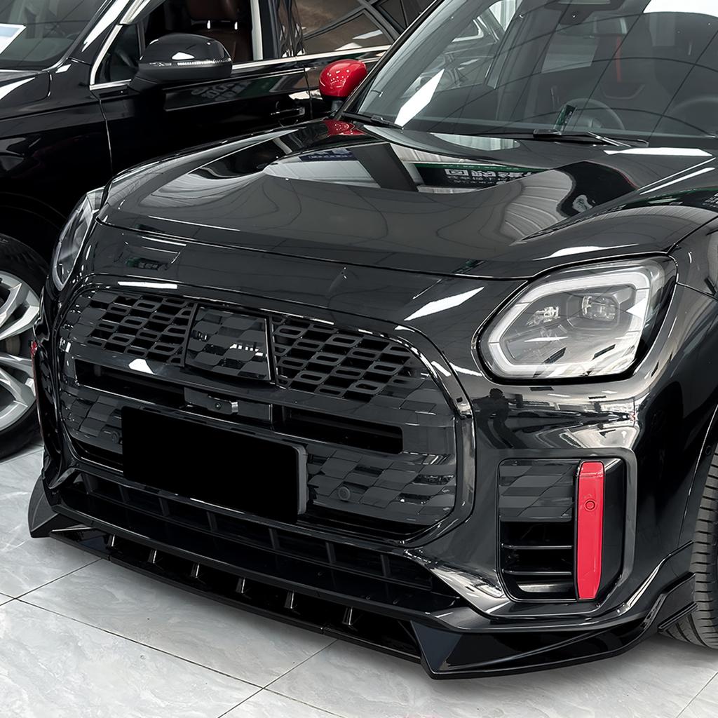Per Mini Countryman JCW U25 2024 Spoiler Lip Bumper Anteriore Splitter Inferiore