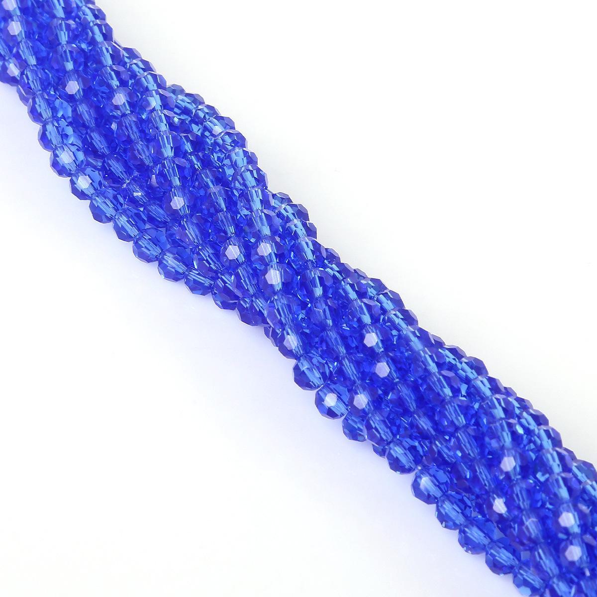 

4 мм граненые круглые стеклянные бусины, ручная работа, хрустальные позолоченные цветные бусины для ювелирных аксессуаров 4mm, approximately 88-90 beads per strand