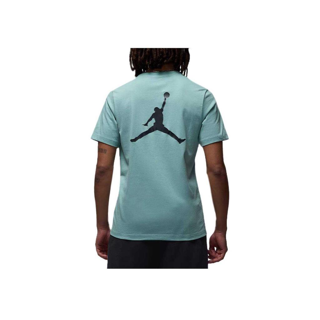 Jordan Jumpman MVP SS25 Stylish Simple Solid Color Short Sleeve T-Shirt Men Tops Green IB7522-309
