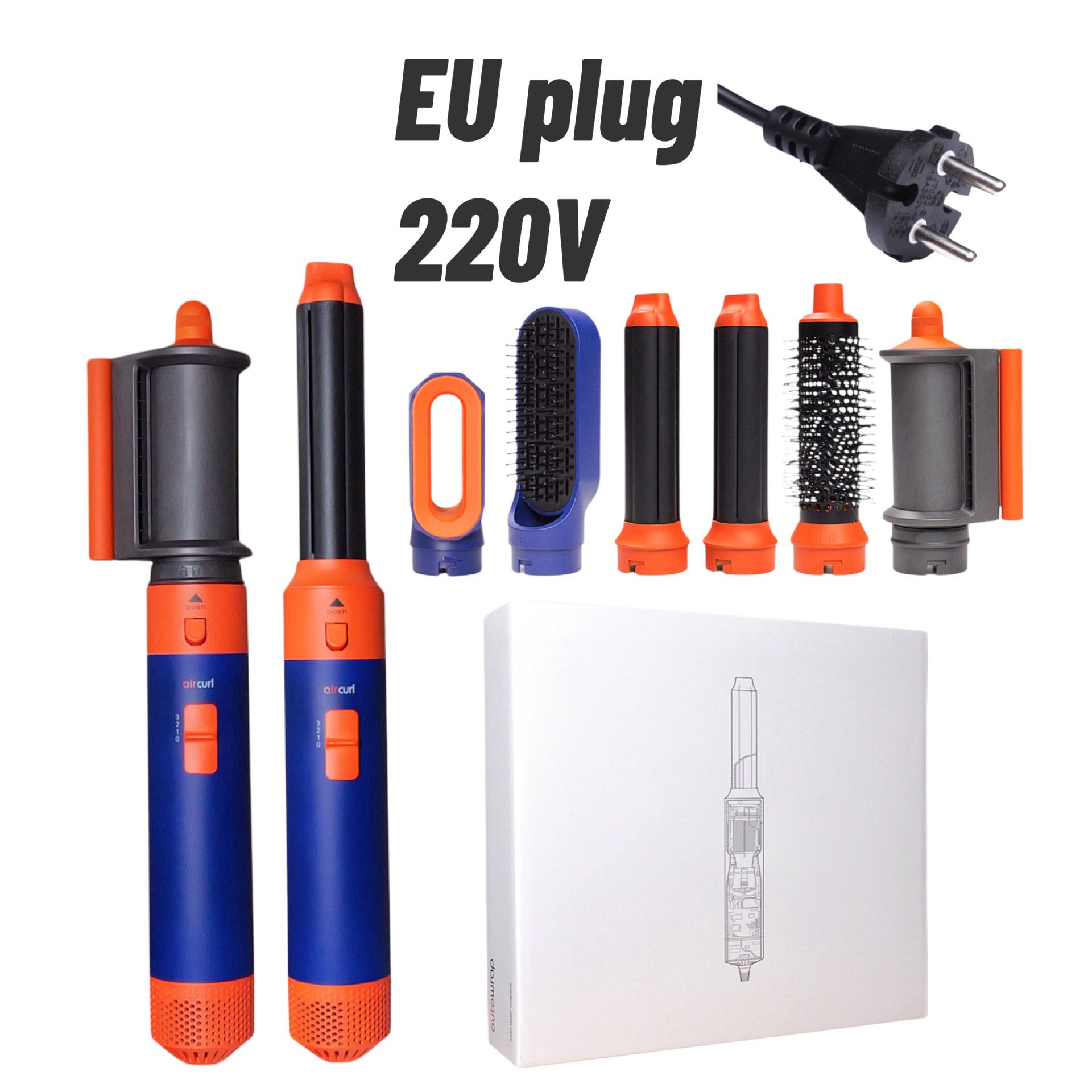 Multifunctional 6-in-1 Hair Styling Tool: Straightener, Hot Air Brush, Hair Dryer, Curling Iron