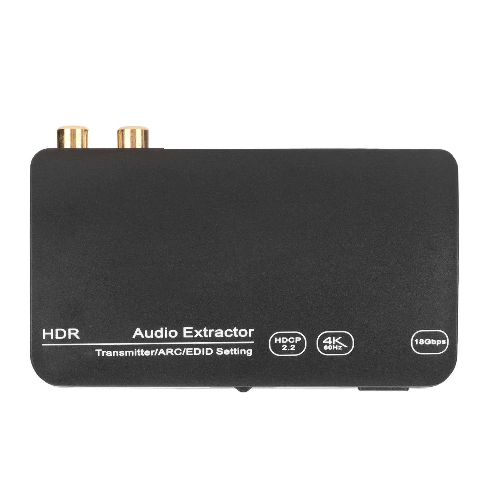 

HDR HD Мультимедийный Интерфейс Звукоизвлекатель HD 4K 60 Гц RCA HD Мультимедийный Интерфейс Bluetooth