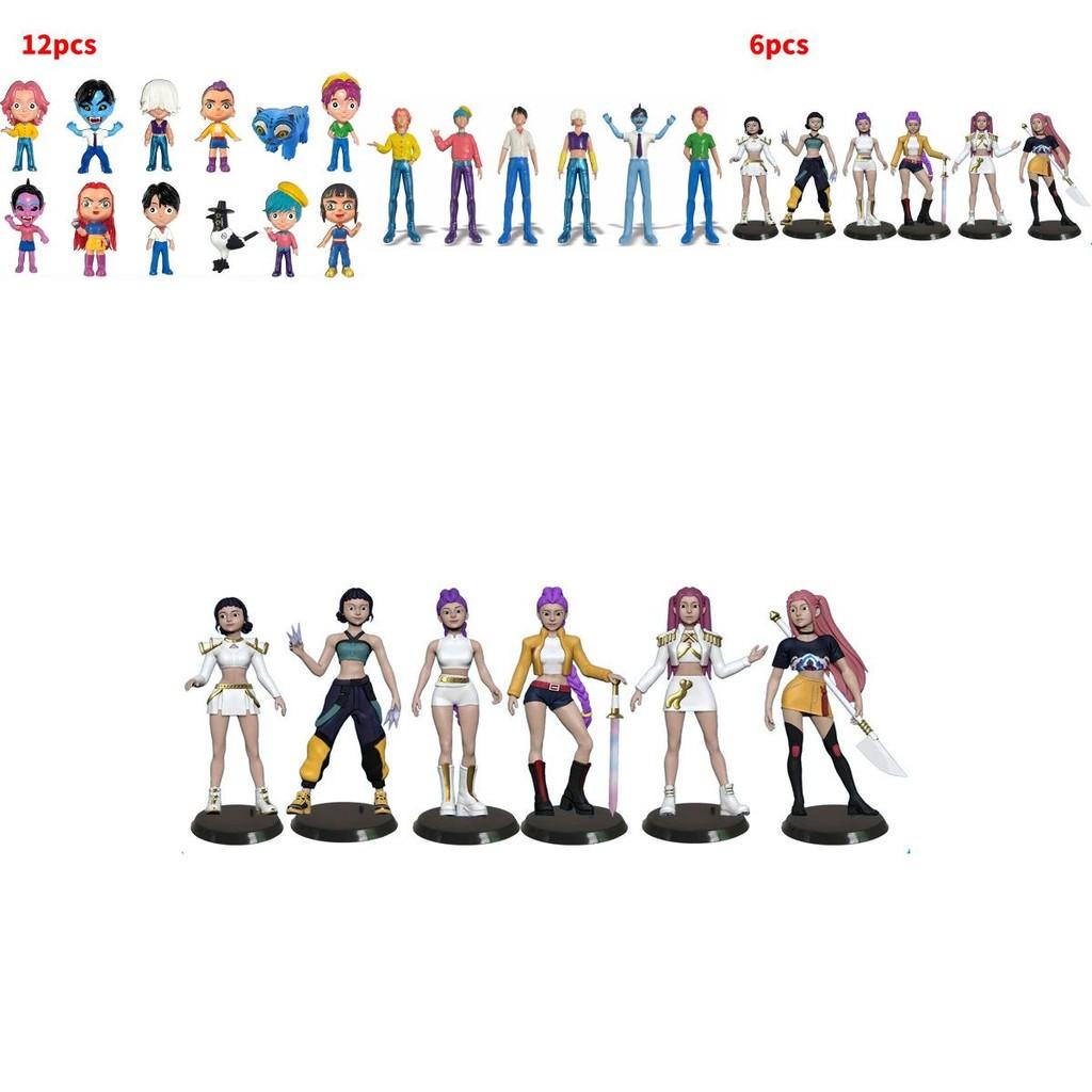 Kpop Demon Hunters Pvc Game Figure Model Collectible Desktop Decor For Fans