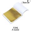 Gold and Silver Freeze-Resistant Foil Paper for DIY, Crystal Epoxy, and Nail Art, 9x9cm