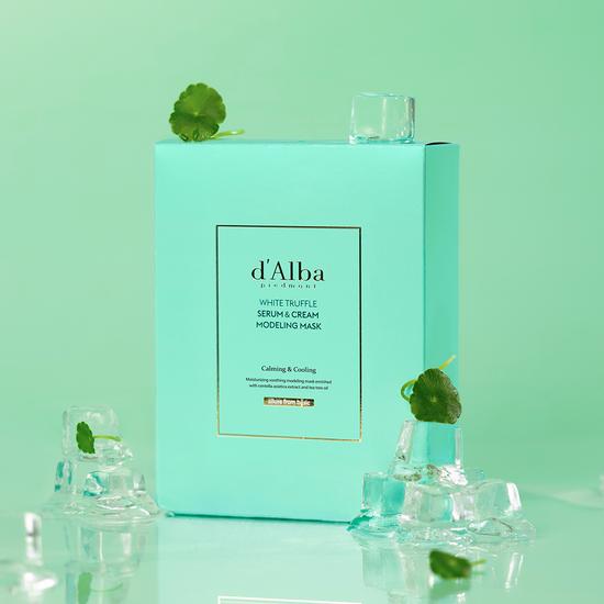 d'Alba Serum & Cream Modeling Mask 66g*4 servings