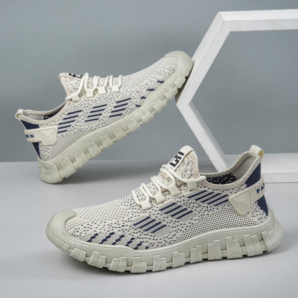 Sommer neue Outdoor trendige Mode Herren Laufschuhe atmungsaktive Herren Sportschuhe Fly-Woven Mesh lässige Herrenschuhe