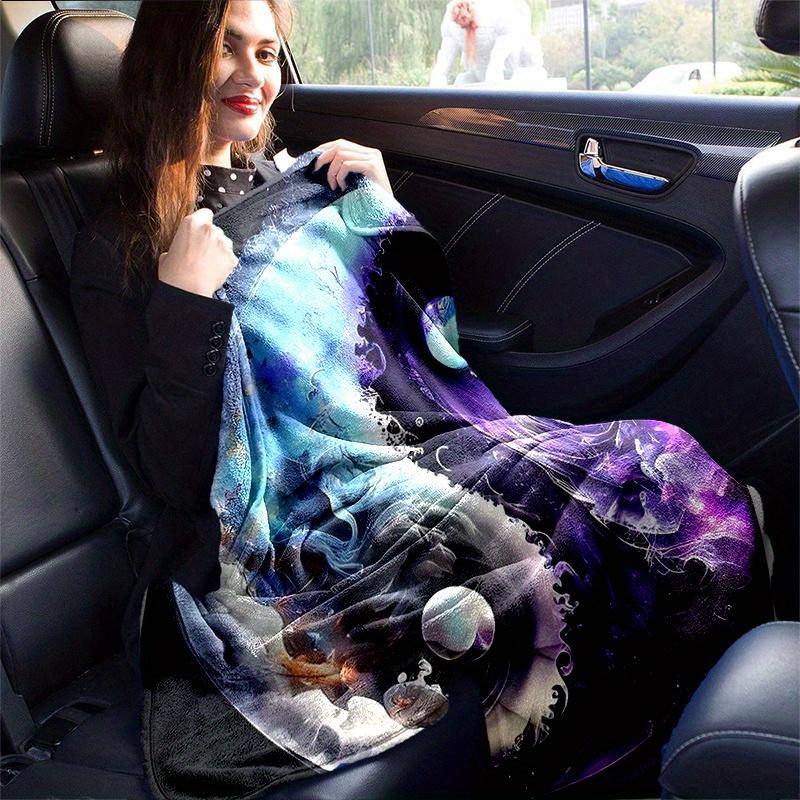 1pc Yin Yang Harmony Blanket Cute Home Decor Gift, Soft, Living Room, Travel, Camping, Car Blankets