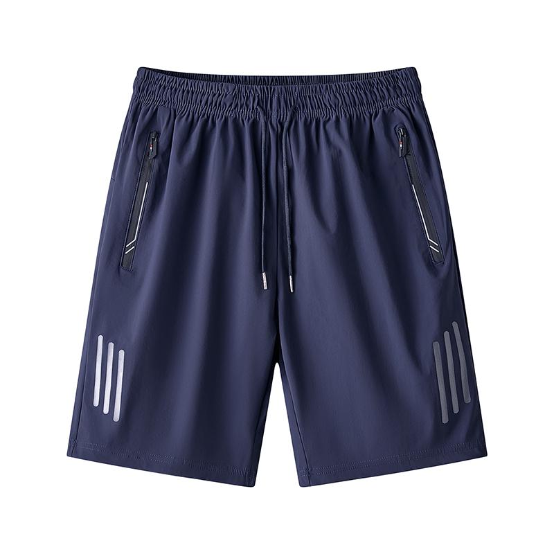 Summer Shorts Men's Ice Silk Sports Pants Quick Drying Beach Pants Plus Size Casual Pants