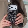 Overseas electroplating three-dimensional wrinkles are suitable for iPhone17Pro max Apple 16 mobile phone case 15/14 advanced sense