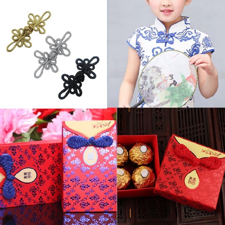 Handmade Chinese Knot Button Versatile Ribbon Fastener Tang Costume DIY Craft