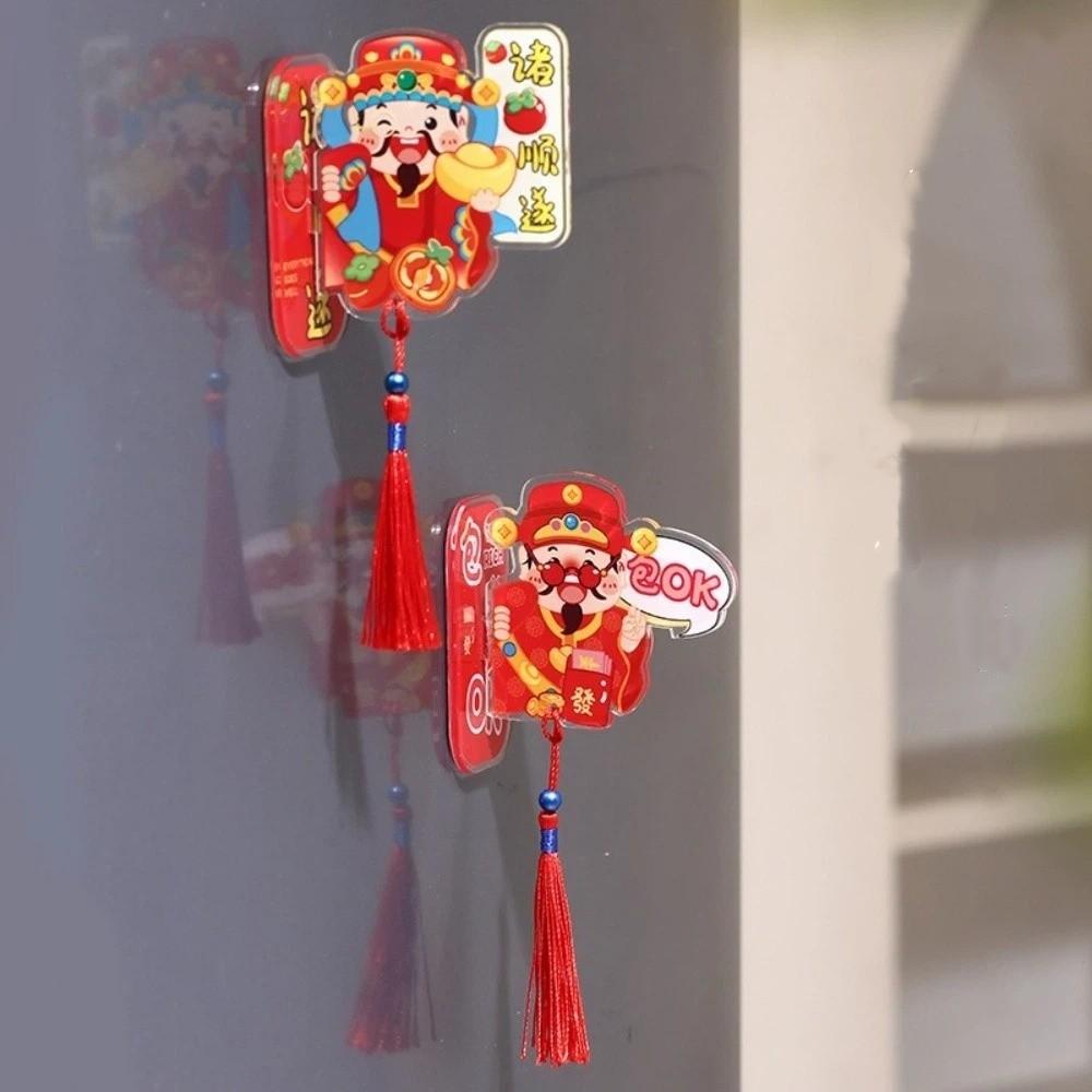 Horse Year Fridge Magnet Pendants Cartoon Spring Festival Decoration  Decoration