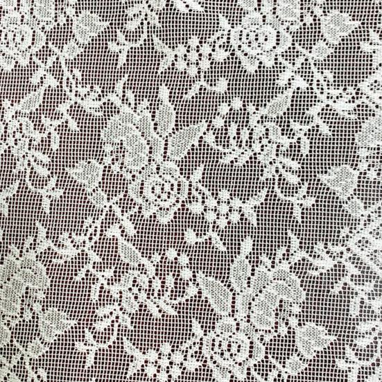 Cortina Media de Encaje, Cortina Transparente Floral Campestre Transpirable, Cortinas Estilo Nórdico Bloqueo de Polvo y Flujo de Aire, para Ventanas Medias de Cocina