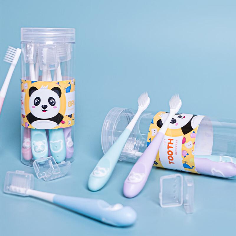 HAONIU Children's Soft Bristle Toothbrush 3-Pack Bundle