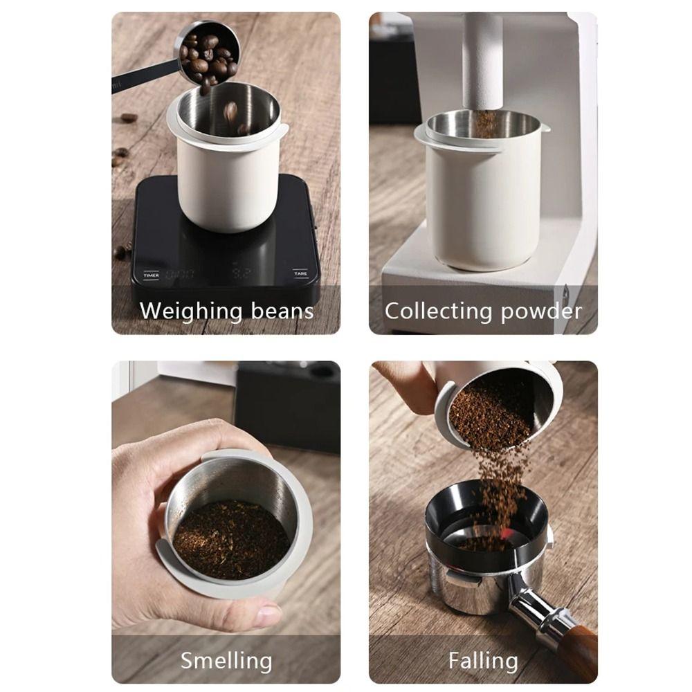 58mm Coffee Dosing Cup Wear Resistant Portafilter Sniffing Mug Espresso Measuring Cup Homeware