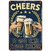 Vintage Metal Sign Retro Wall Art Home Decor 20x30cm