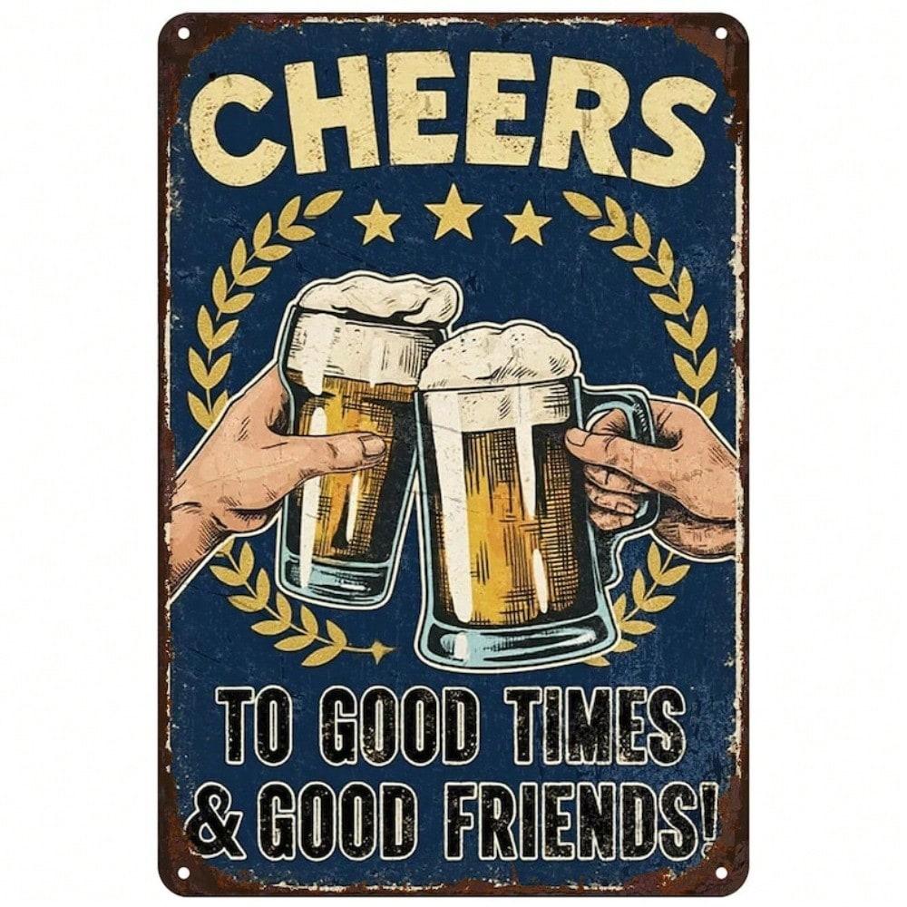 Vintage Metal Sign Retro Wall Art Home Decor 20x30cm