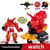 Mini Force 8 Super Dinoid Transform Combined Mecha Miniforce Robot Action Figures Toys Tyrannosaurus Rex Warlord Deformation TOY