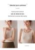 Women's 100% Pure Cashmere Striped Slim-Fit V-Neck Sleeveless Knit Vest