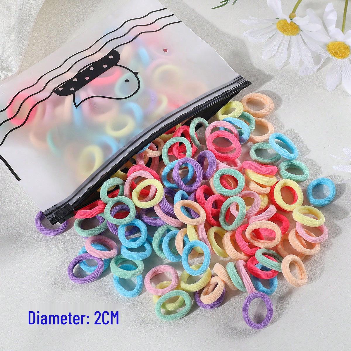 Non-Damaging High-Elasticity Seamless Hair Ties for Girls - Children s Baby Hair Ropes