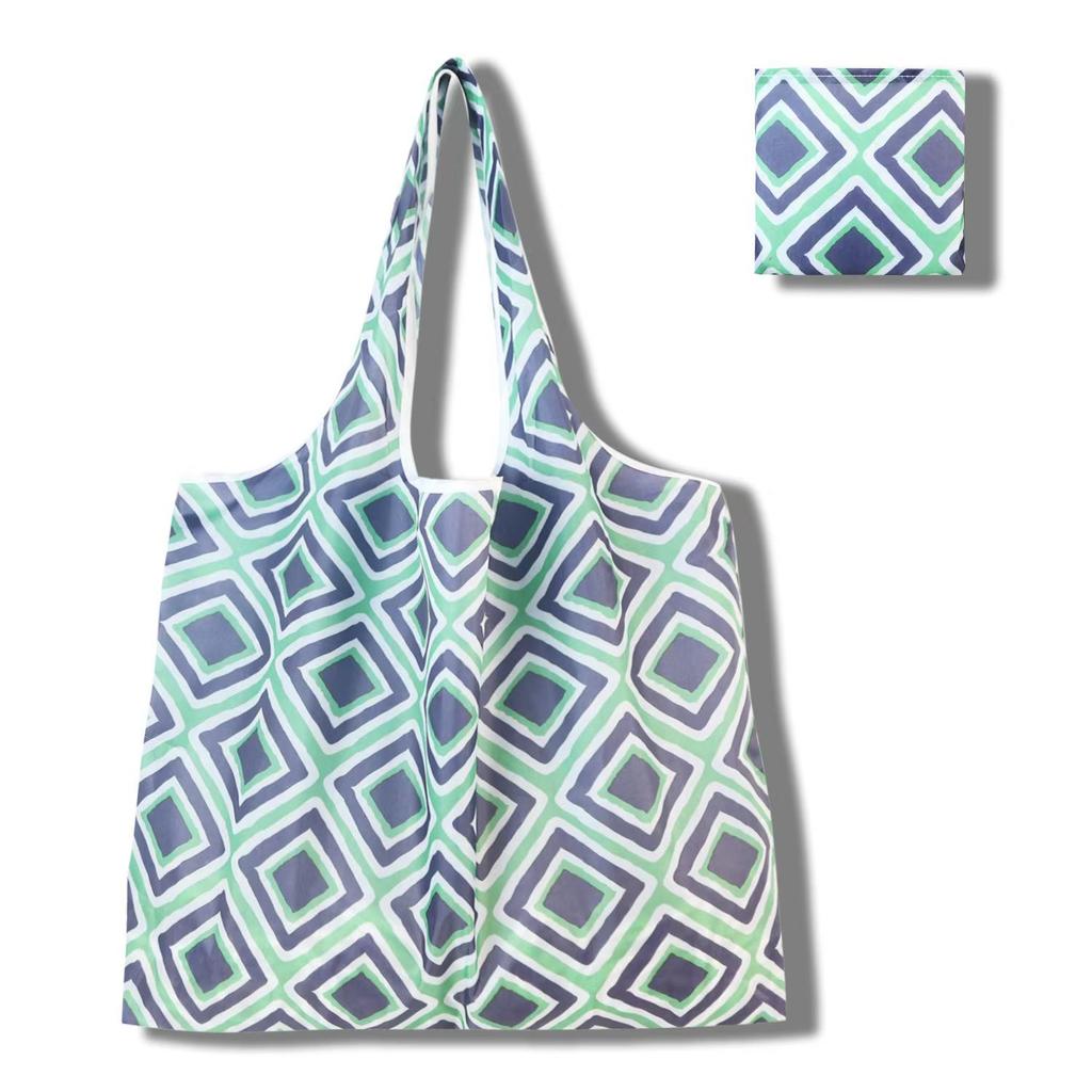 Eco-Friendly Large Capacity Foldable Tote Bag - Creative, Portable, Printed, and In Stock