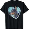 Doberman Pinscher Portrait - Watercolor Dog Graphic Gift Unisex T-Shirt