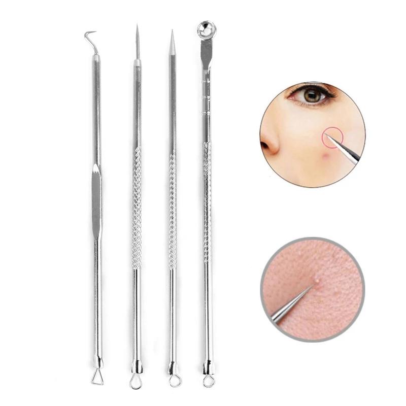 Buy 4Pcs/Set Acne Removal Needle Stainless Steel Acne Removal Tool at ...