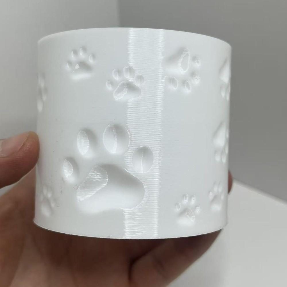 3D Printing Succulent Plant Container Cylinder Shape Decorative Planter Flower Pot  Desktop Decor