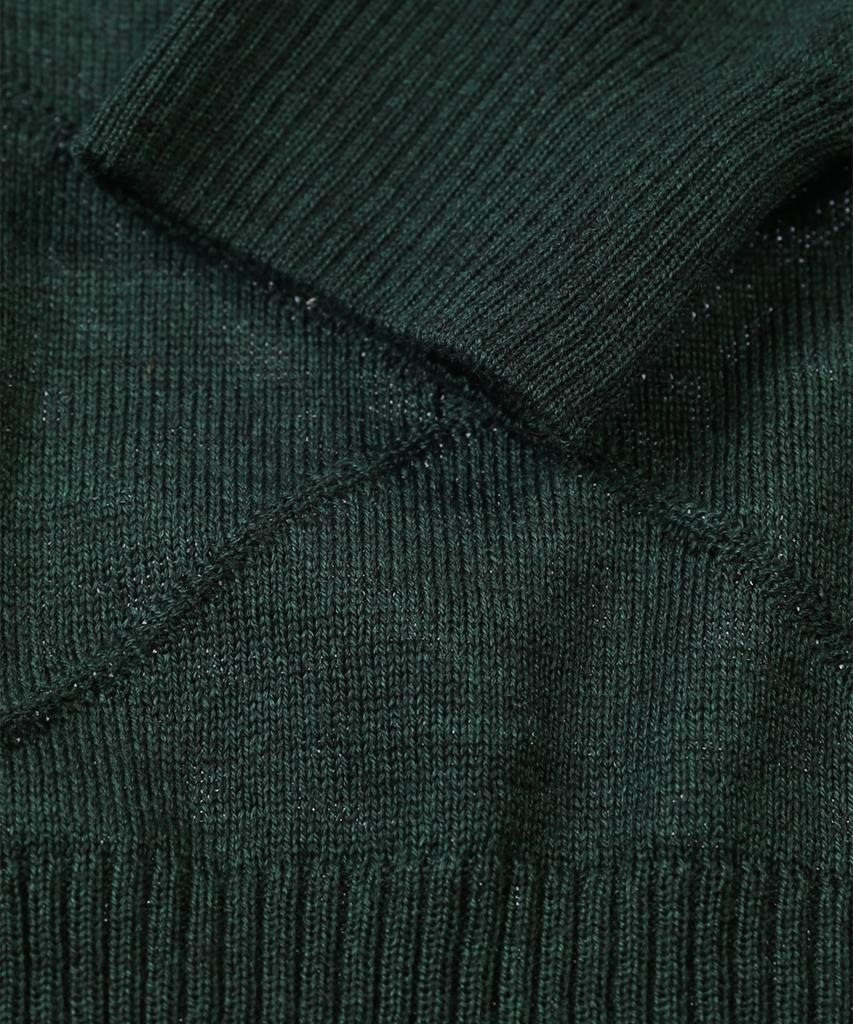 PANICALE Marino Wool Round Knit [Green]
