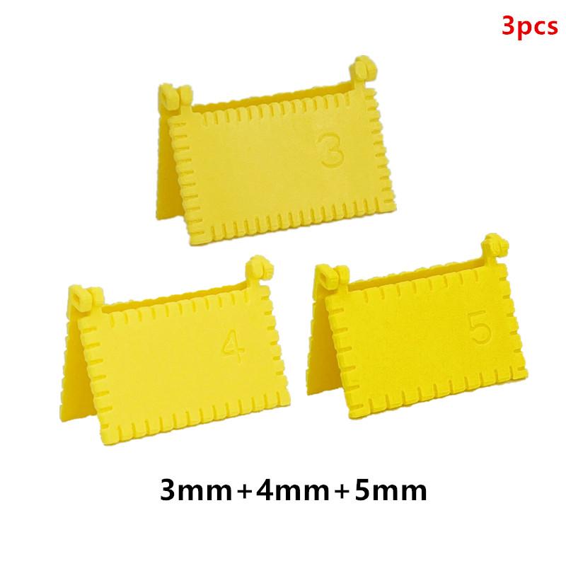 1/3 Pcs Sewing Guide Template For Consistent Stitches 3/4/5Mm Spacing Precision Sewing Tool For Fabric Embroidery Leather Craft