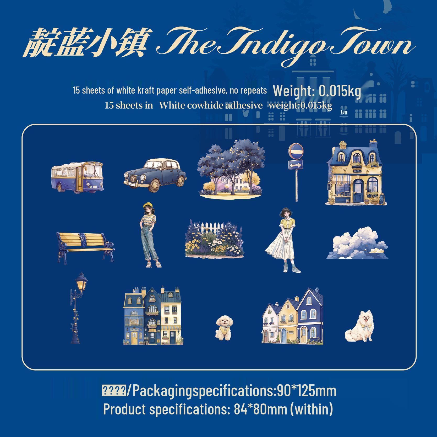 Mr. Paper Dream Diary Series Large Sticker Pack - Finely Carved Hard Card Journal Stickers