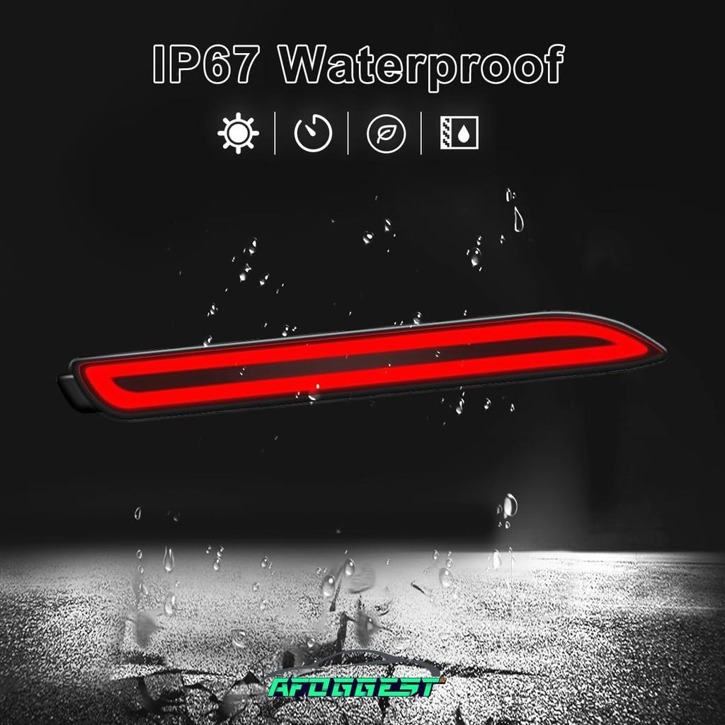 Rear Bumper Reflector Light For Toyota RAV4 Sienna Matrix Reiz LED Tail Brake Lights with Turn Signal