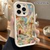 Phone Case: 2D flat, suitable for iPhone 18, 17, 16, 15, 14, 13, 12 Pro protective case, Elf Town, perfect Christmas and Halloween holiday gift